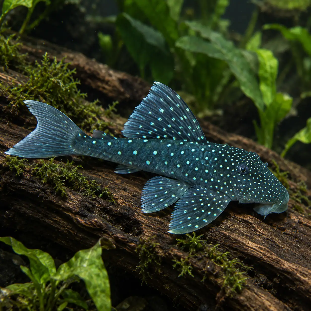 L128 Blue Phantom Pleco (Hemiancistrus sp.)